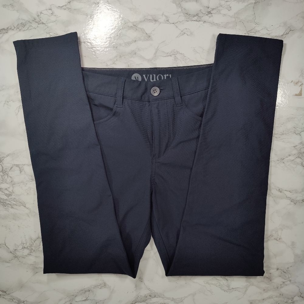 Vuori Men's Meta Pant in Navy Size 28 - Picture 8 of 12